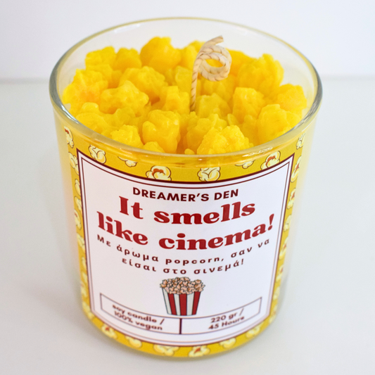 It smells like cinema! 220gr
