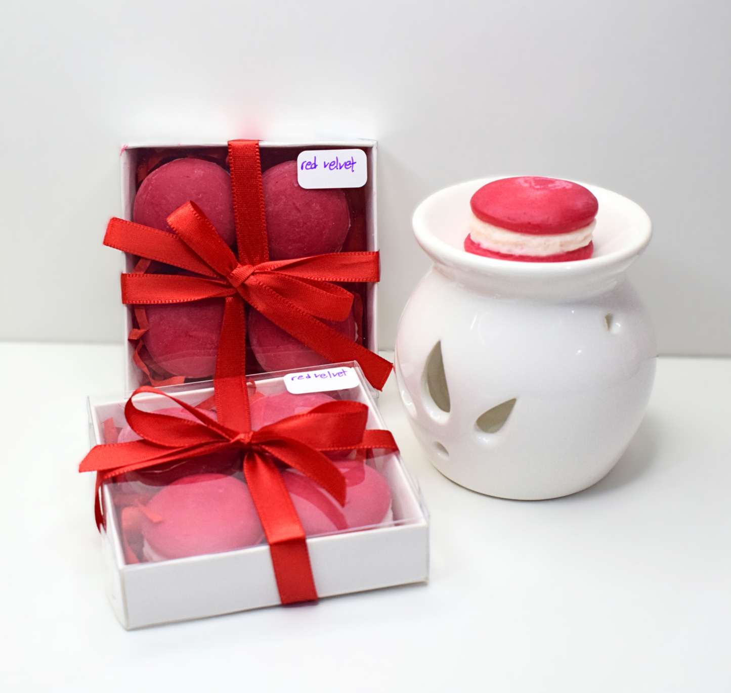 Wax box red velvet 75gr