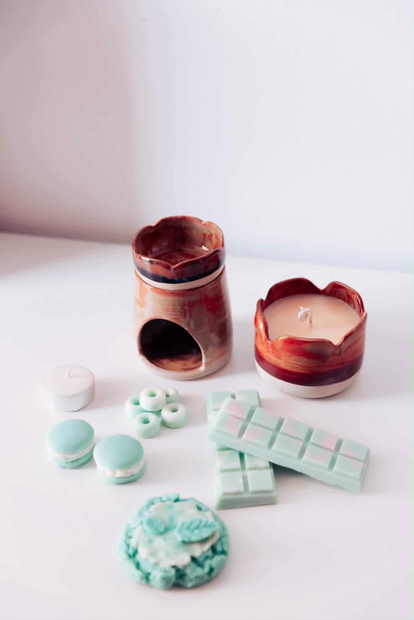 Matcha Set Oil burner & wax melts
