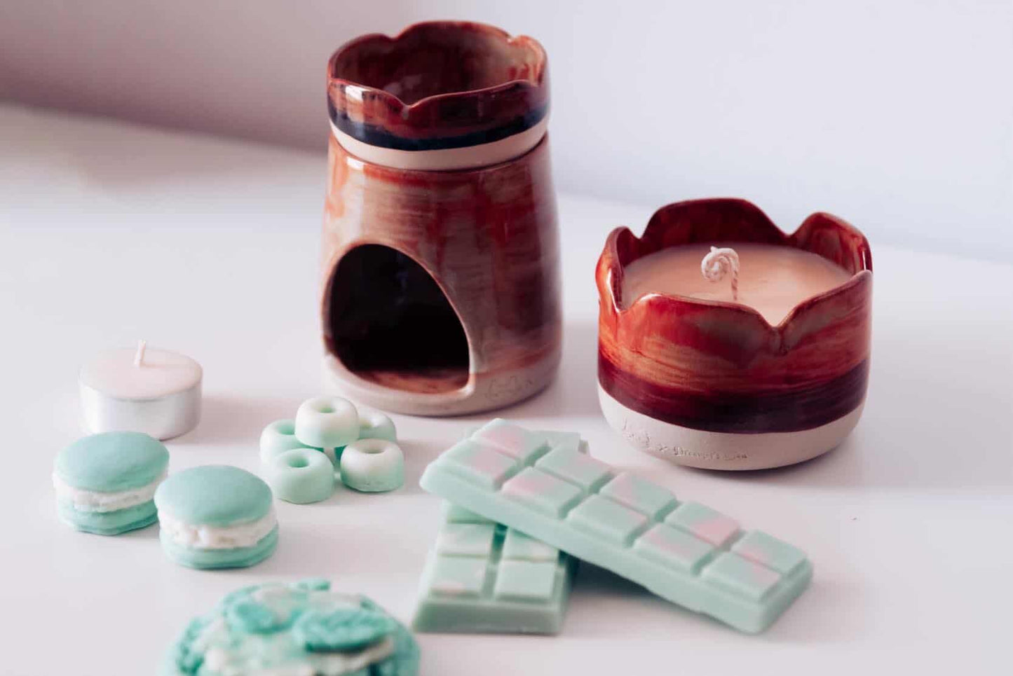 Matcha Set Oil burner & wax melts