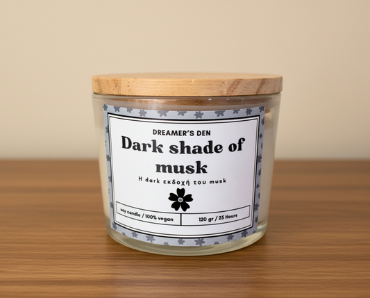 Dark shade of musk 120gr