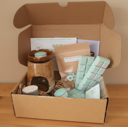 Matcha Set Oil burner & wax melts