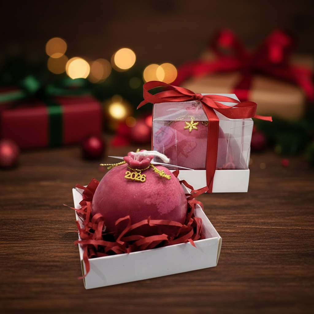Pomegranate candle